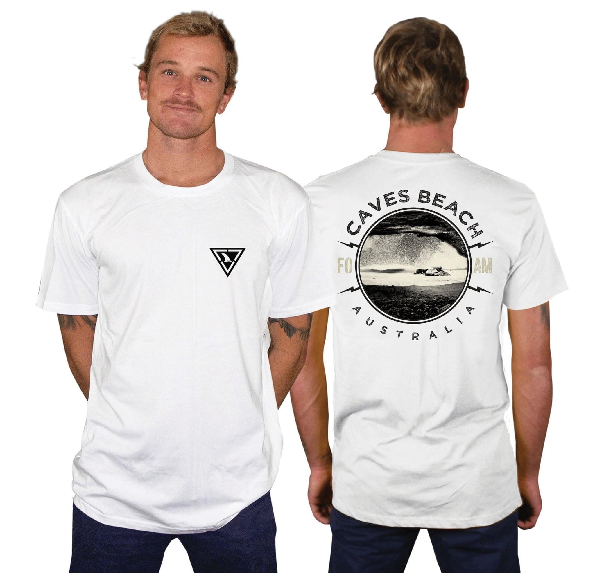 Caves Beach Tee